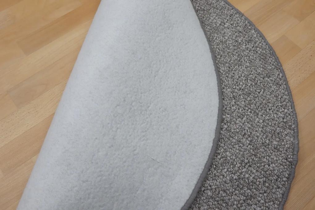 Vopi koberce Kusový koberec Wellington sivý kruh - 400x400 (priemer) kruh cm
