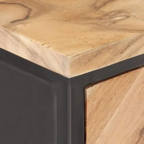 vidaXL Komoda 60x35x70 cm masívne akáciové drevo-