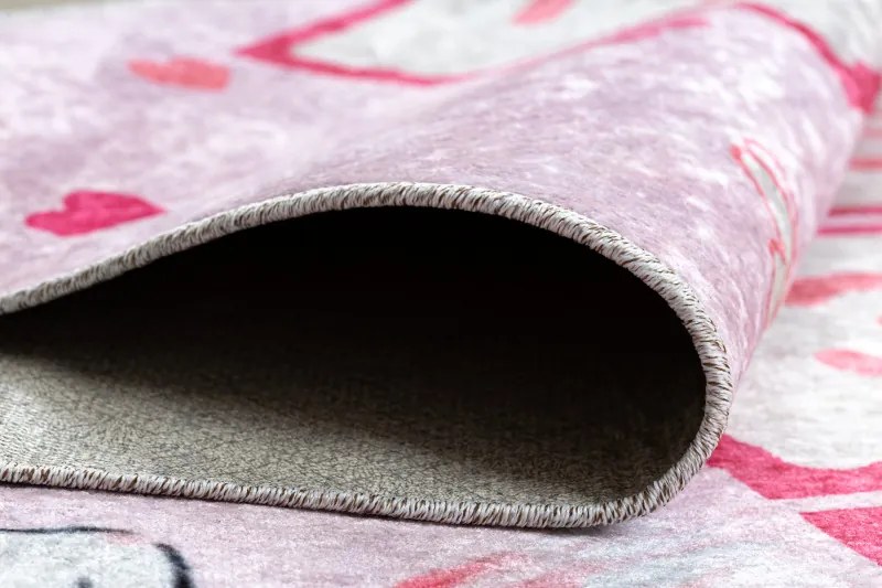 Detský kusový koberec Junior 51828.802 Ballerina pink, 120x170, ružová, detská izba, Dywany Łuszczów