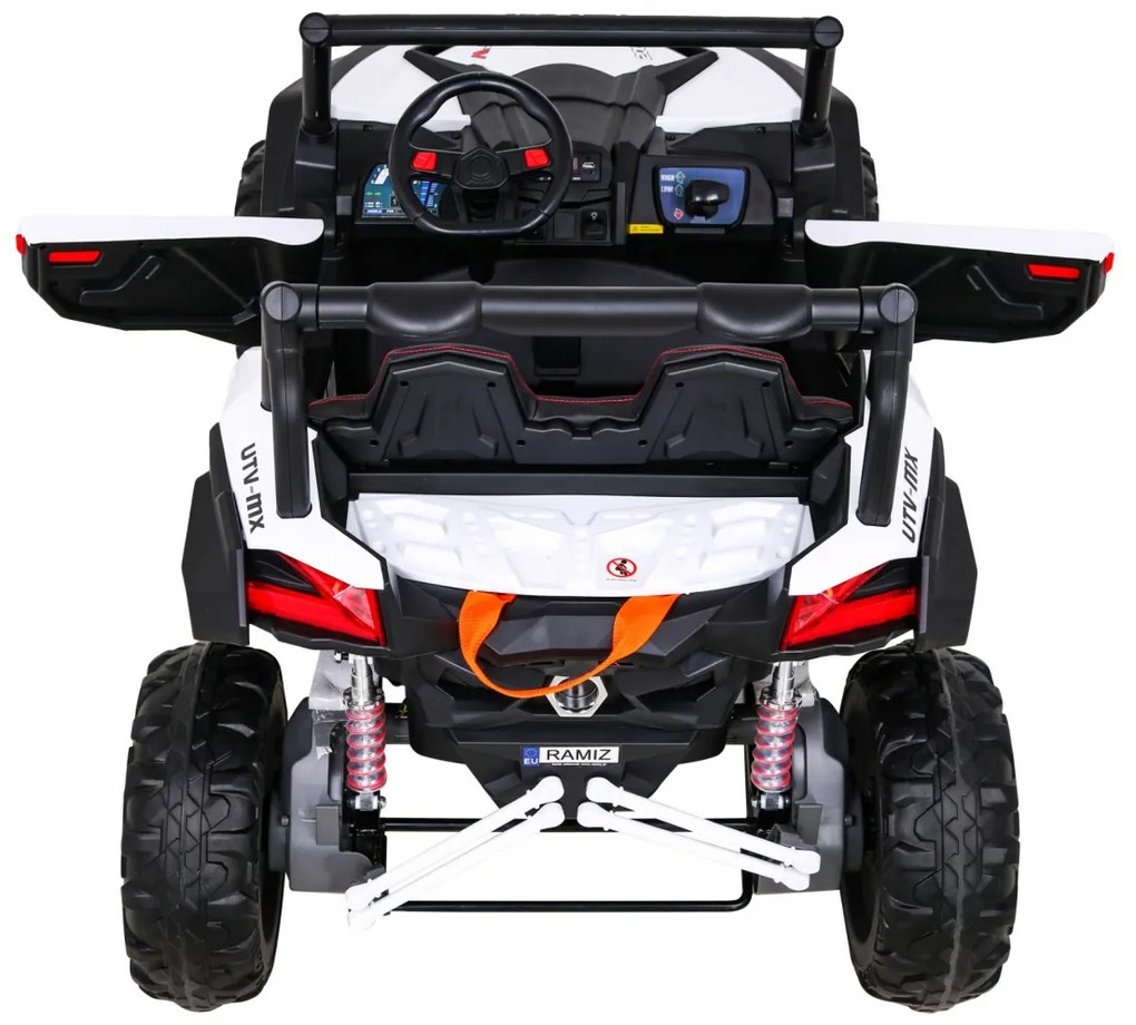 RAMIZ Elektrická bugina UTV-MX biela- motor 4x60W - batéria 24V7Ah - 2023