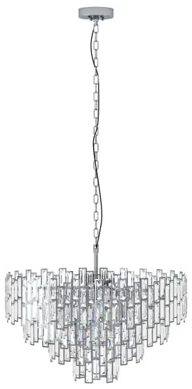 Eglo 39627 - Luster na reťazi CALMEILLES 10xE14/25W/230V priemer 78 cm