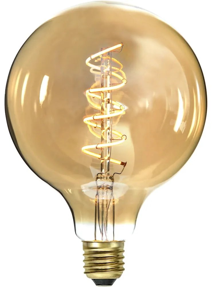 Teplá biela filamentová stmievateľná žiarovka E27, 3 W Spiral Filament – Star Trading