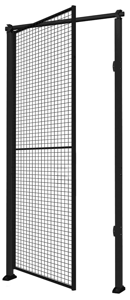 Dvere X-STORE s rámom, ľavé, 2300x1000 mm, visiaci zámok