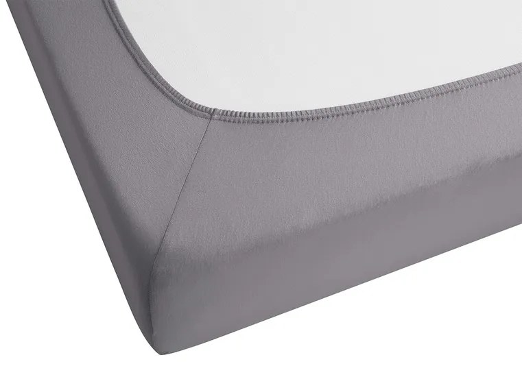 Biberna Napínacia plachta (striebornosivá, 180 – 200 x 200 cm)  (100226989)