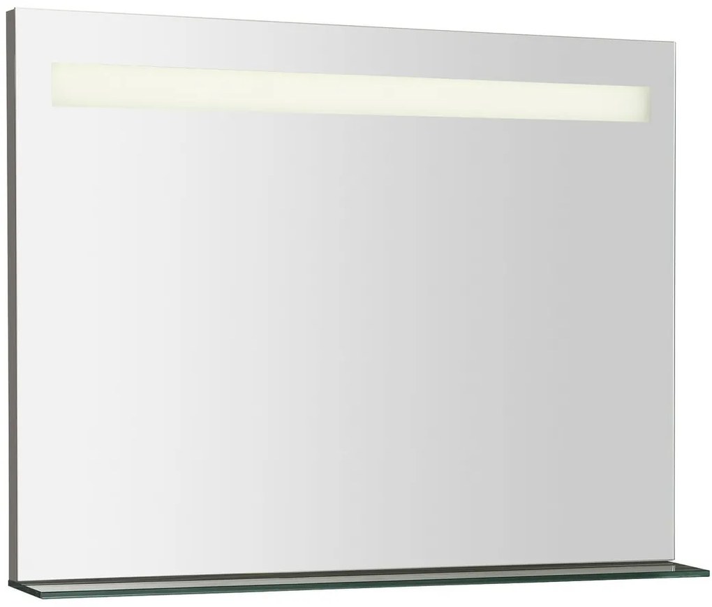 Sapho Sapho, BRETO zrkadlo s LED osvetlením a policou 800x608mm, BT080