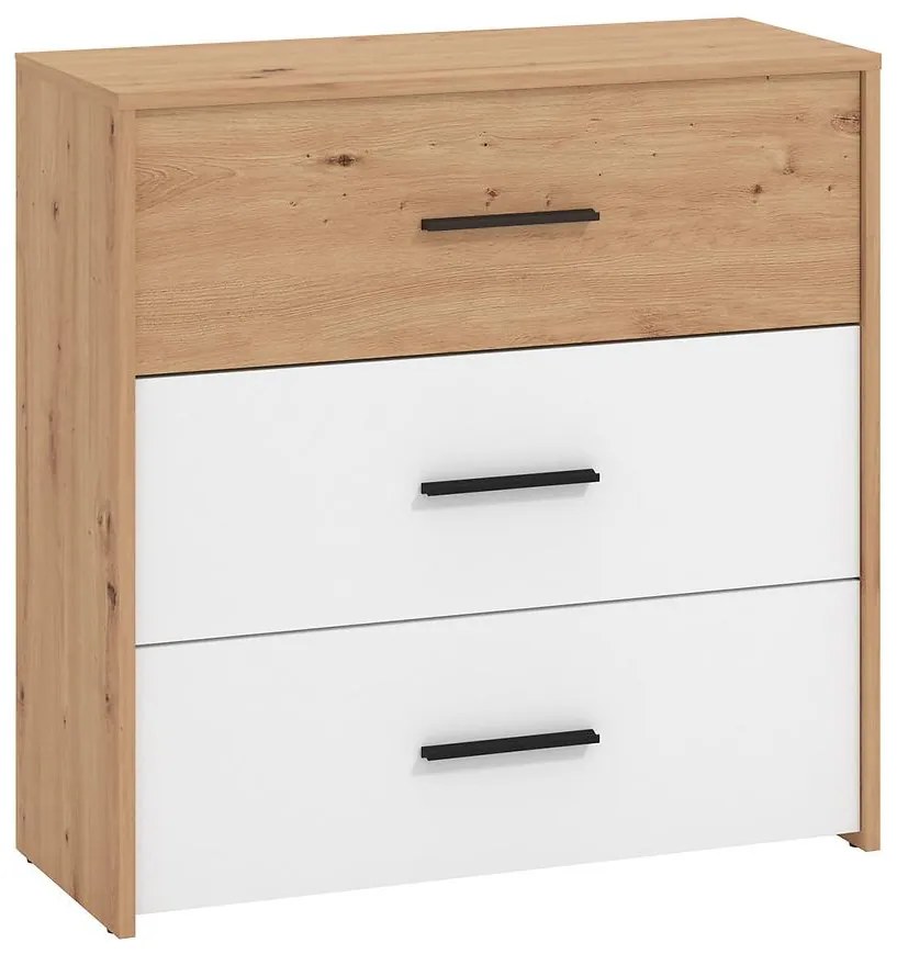 Komoda Varadero artisan/biela 11011611