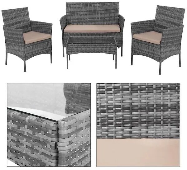 Zostava záhradného nábytku "ALABAMA" SPRINGOS GF0058