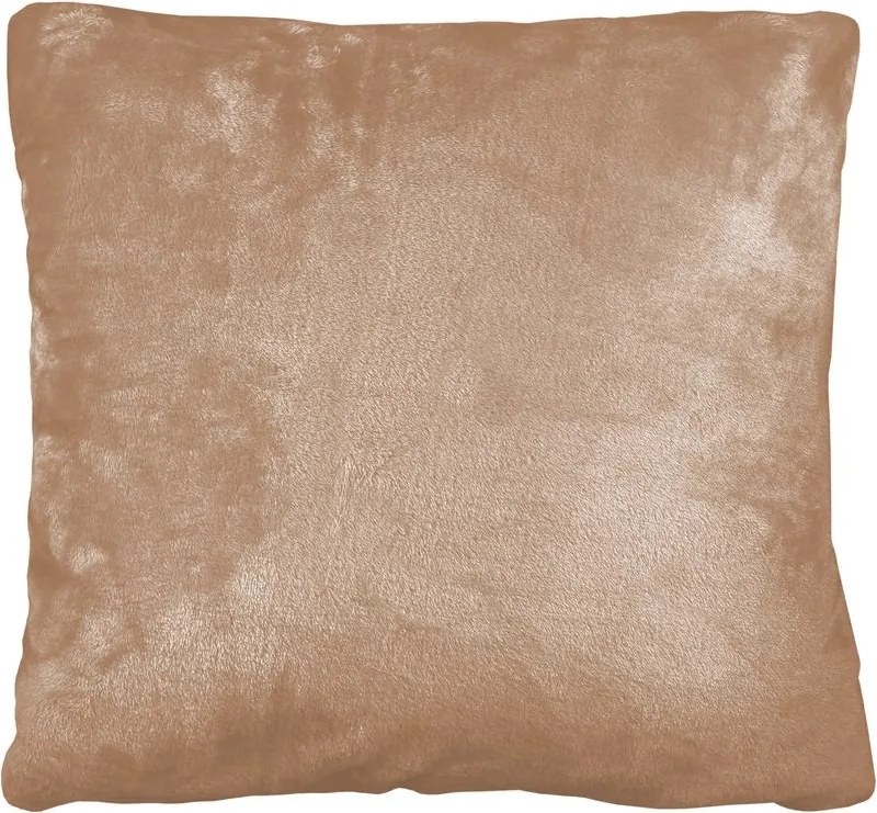 Polášek Poťah na vankúš z mikroplyšu - Biela káva | 40 x 40 cm