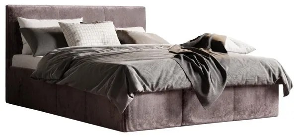 Čalúnená posteľ Bjorn 180x200, sivohnedá, bez matraca