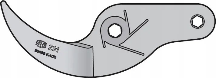Protinákovková čepeľ 231/4 pre obojručné nožnice Felco 231
