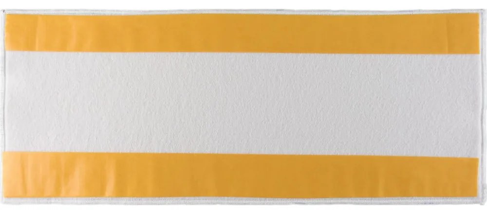 Bavlnené nášľapy na schody v krémovo-zlatej farbe v súprave 16 ks 25x65 cm Simli Altin – Vitaus