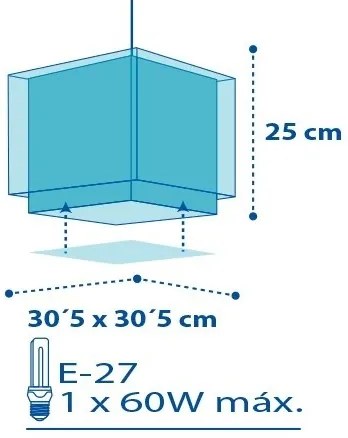Dalber D-43422 - Detský luster PETIT MARIN 1xE27/60W/230V