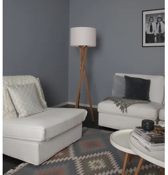 ByRydens 4100020-6002 - Stojacia lampa VEGA 1xE27/5W/230V béžová