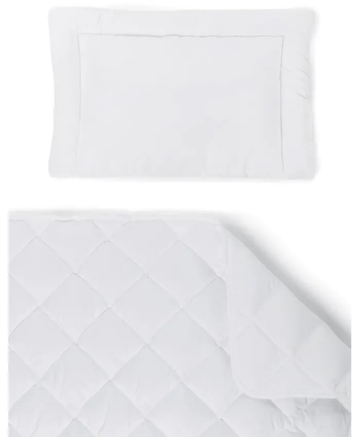 Celoročný detský set prikrývky a vankúša do detskej postieľky 100x135 cm Stitched – Bonami Essentials