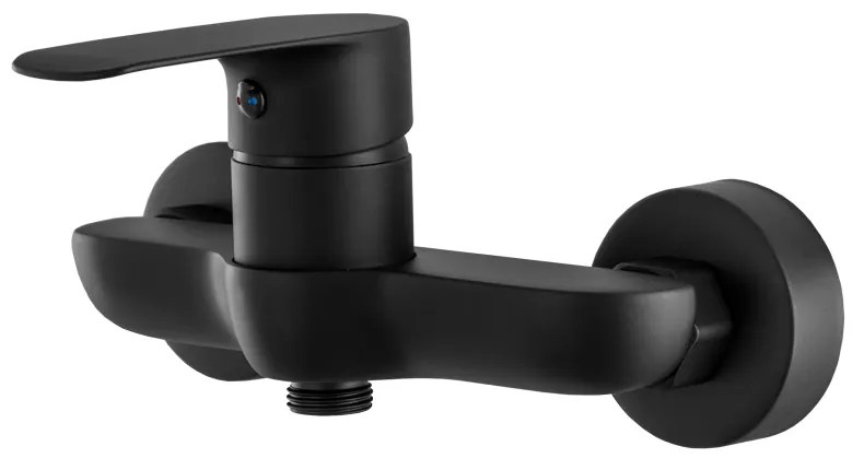 Gamma Pico, nástenná sprchová batéria 150mm, čierna matná, GMA-BPON-BK