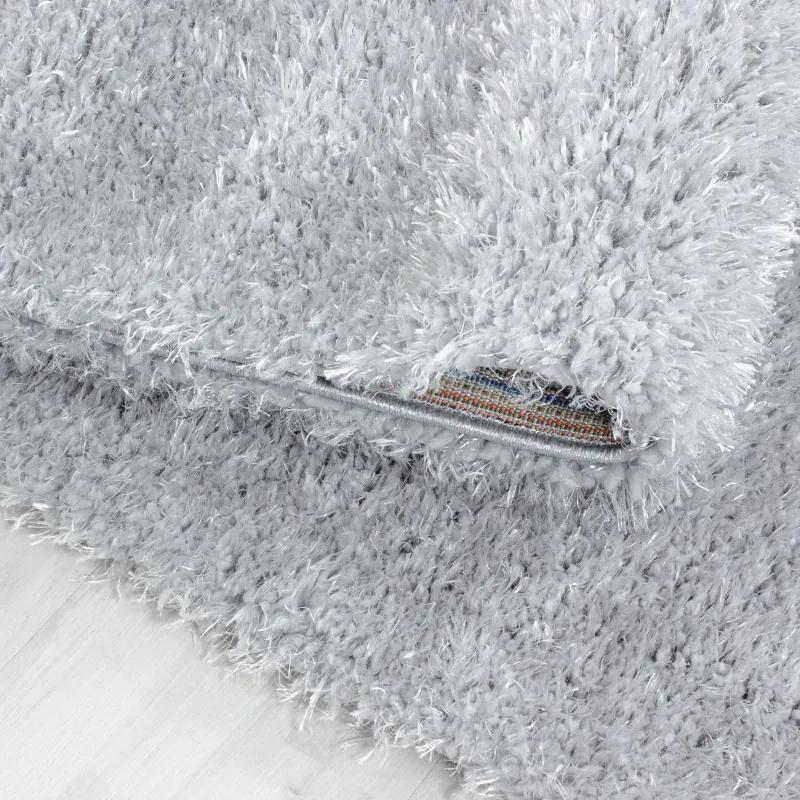 Ayyildiz koberce Kusový koberec Brilliant Shaggy 4200 Silver - 140x200 cm