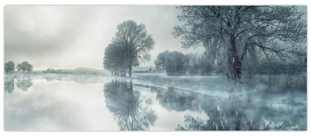 Obraz zimnej prírody (120x50 cm)
