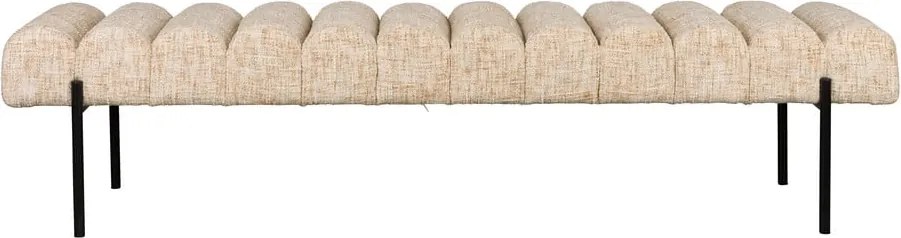 Béžová lavica Jethro – White Label