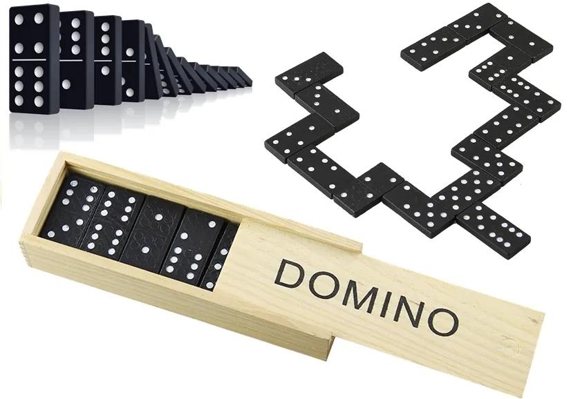 LEAN TOYS Drevené domino