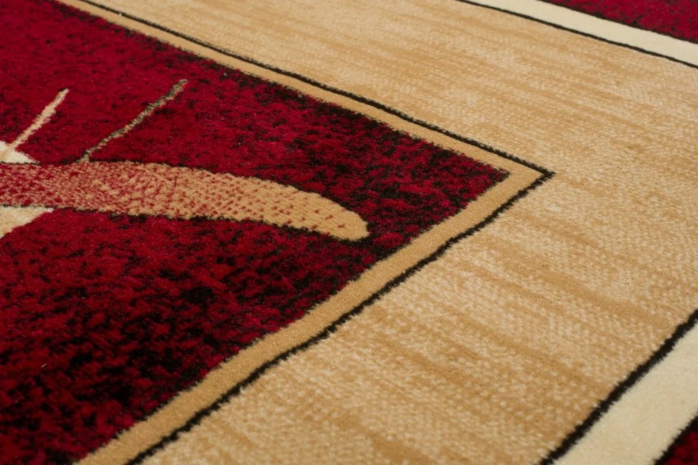 TA Koberec 5118B ČERVENÝ ATLAS PP Rozmer: 200x300 cm