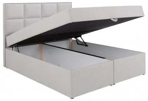 Čalúnená posteľ boxspring 180x200 SAMANTA - modrozelená