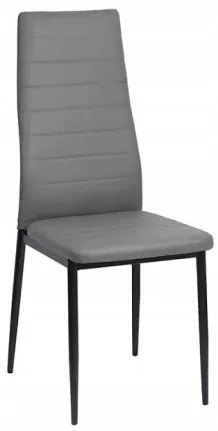 Sammer Lacná kuchynská stolička v sivej farbe z eko kože ke01 siva