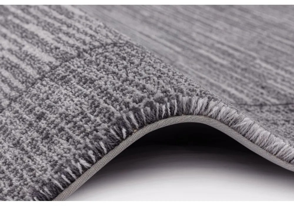 Tmavosivý vlnený koberec 133x180 cm Linea – Agnella