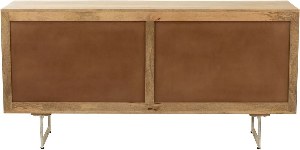 Drevená komoda z mangového dreva s výpletom Ginna - 170*45*80 cm