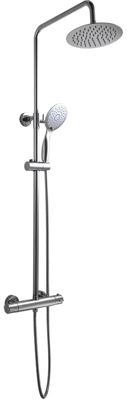 Laveo Fino, sprchový stĺp s termostatickou batériou, chróm, LAV-PL2_20OB