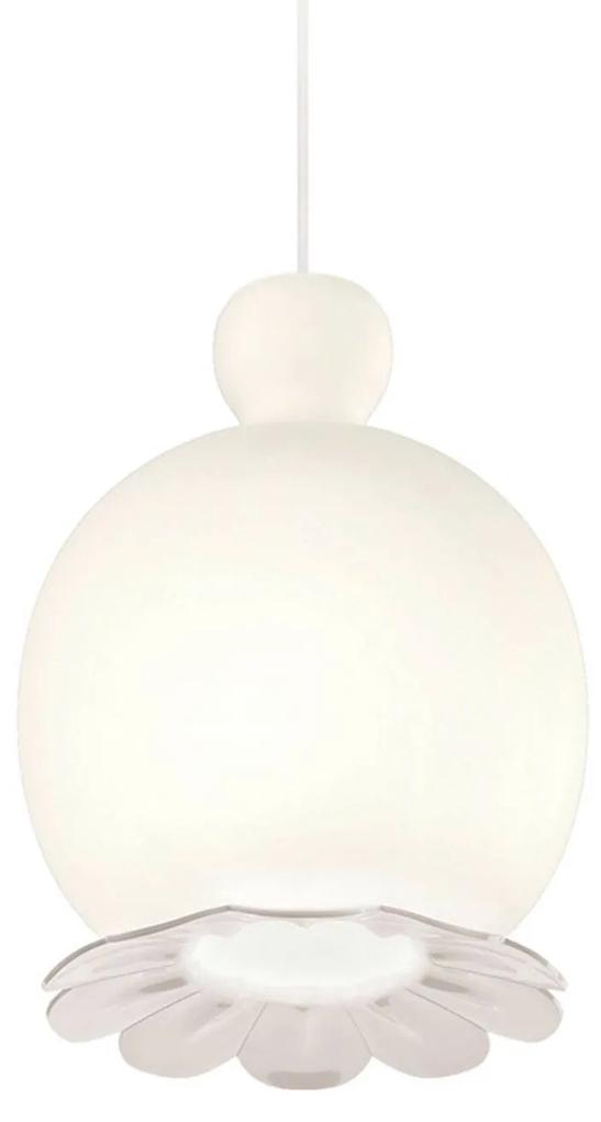Kundalini Opyo závesná lampa, vyfúknutá, biela