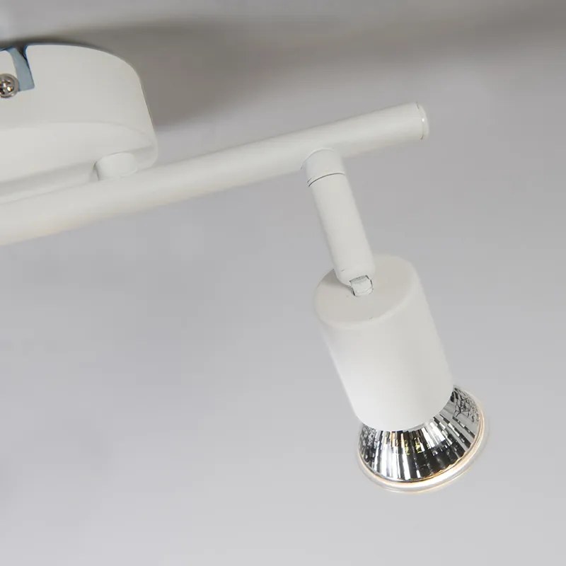 Moderný reflektor biely naklápateľný 2-žiarovkový - Jeany