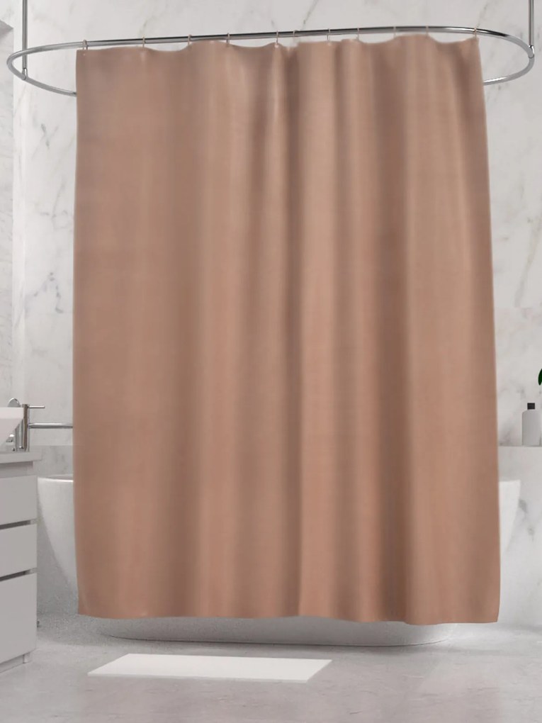 Sprchový záves 150 x 200 cm - cappuccino