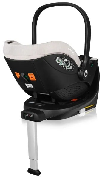 Lionelo - Autosedačka s otočnou základňou MOXIE SET i-Size 40-87 cm béžová Sand