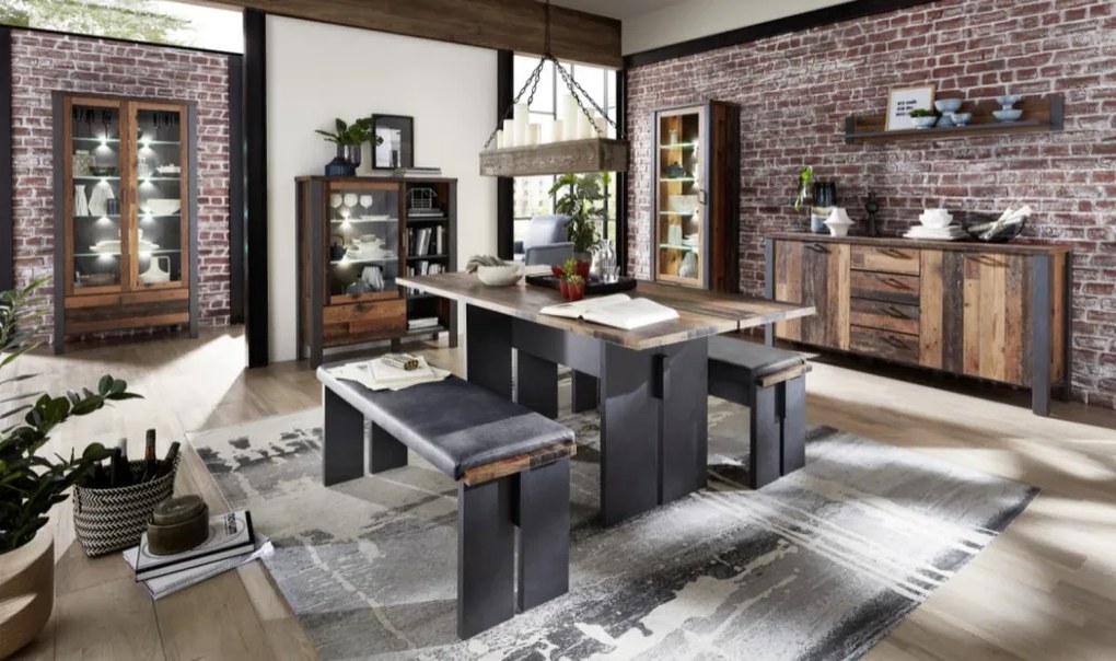 Vitrína s priehradkami Cardiff, s osvetlením