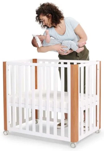 KINDERKRAFT SELECT - Detská postieľka 4v1 KOYA Premium buk/borovica