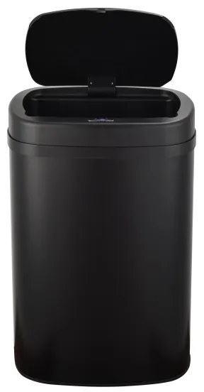 Bezdotykový Jumbo odpadkový kôš 50l čierna DC kábel zdarma