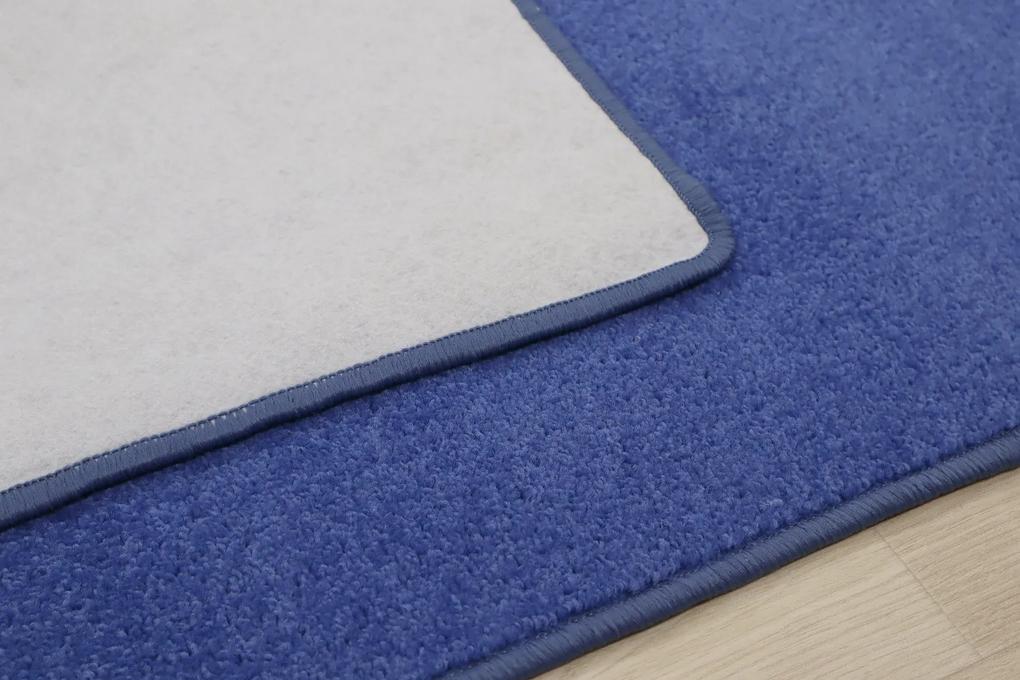 Vopi koberce Kusový koberec Eton modrý 82 štvorec - 150x150 cm