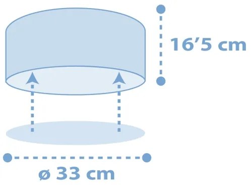 Dalber 82216T - Detské stropné svietidlo STAR LIGHT 2xE27/60W/230V modrá