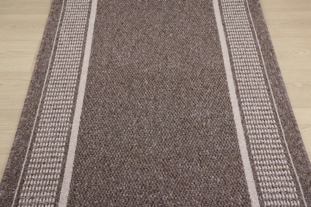 Condor Carpets, Koberec behúň na mieru Promenade 8714, šíre 120 cm, béžová, chodba / predsieň