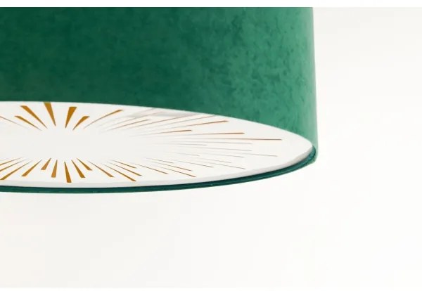 Stropné svietidlo RAYS 2xE27/60W/230V pr. 60 cm zelená