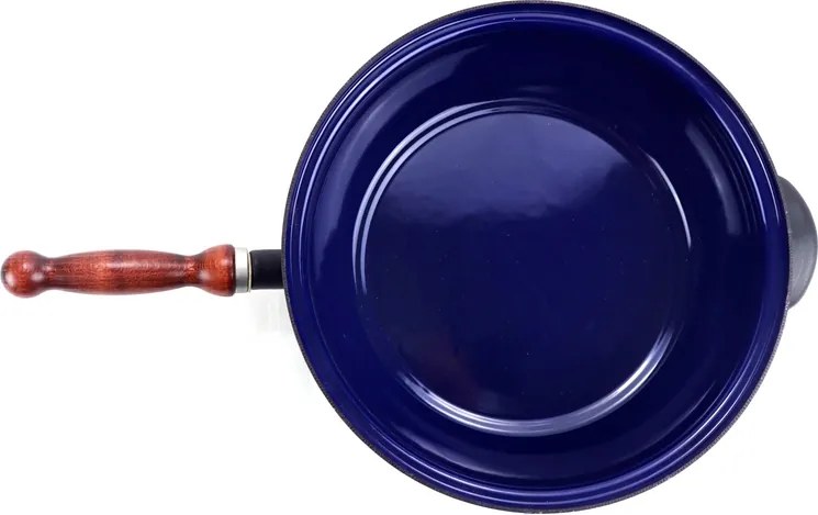 Smaltovaná panvica 28cm s odnímateľnou rúčkou