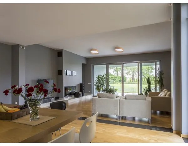 Kanlux 36509 - LED Stropné svietidlo RIFA LED/17,5W/230V 3000K hnedá