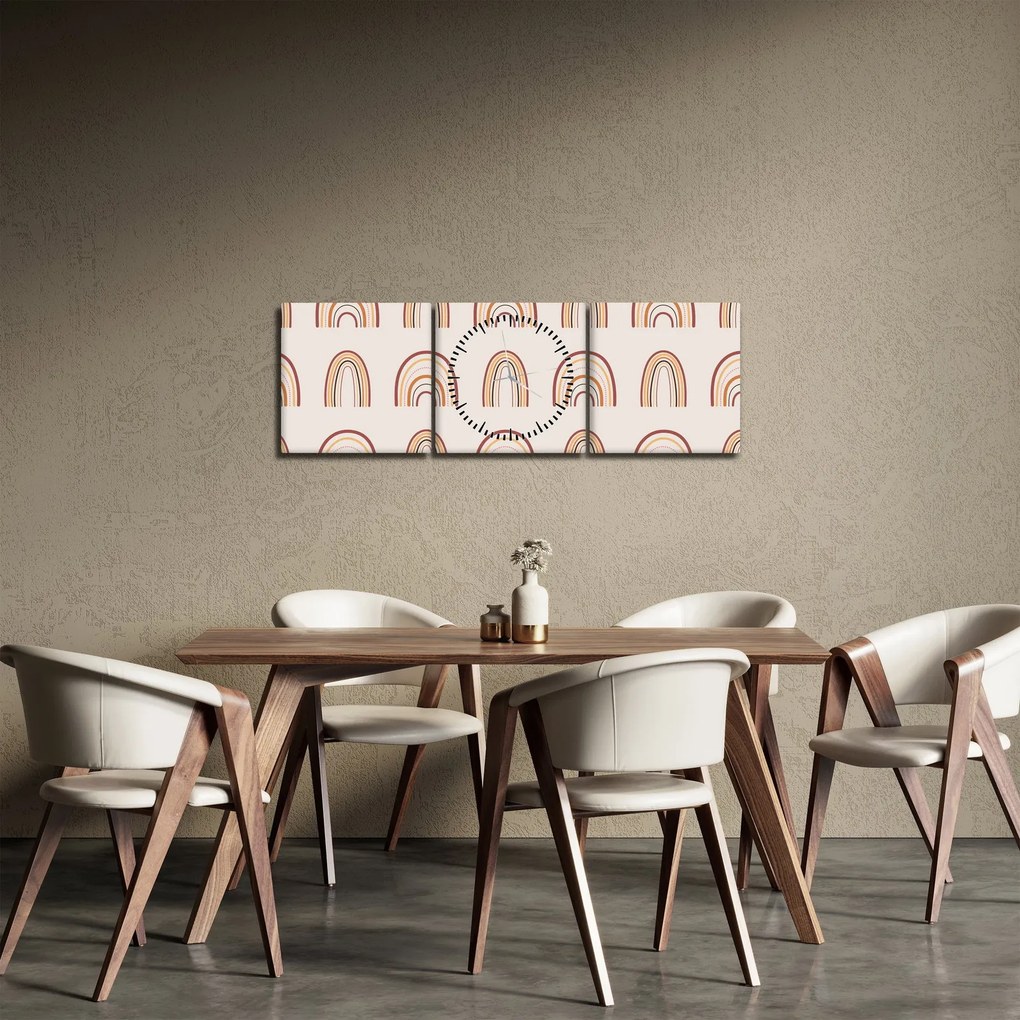Obraz - Dream creations N⁰3 (s hodinami) (90x30 cm)