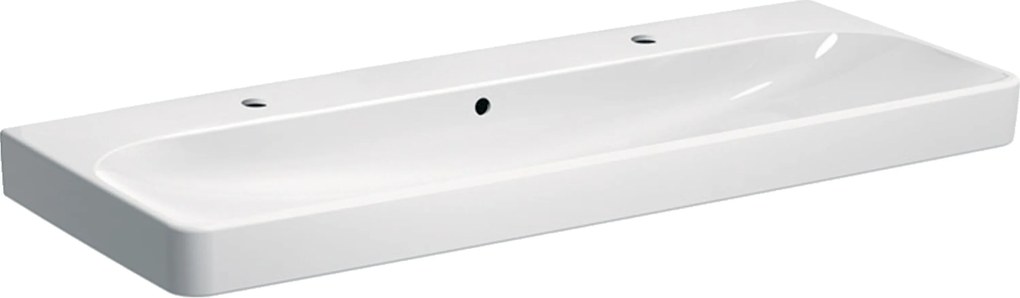 Geberit Smyle Square umývadlo 120x48 cm obdĺžnik biela 500.253.01.8