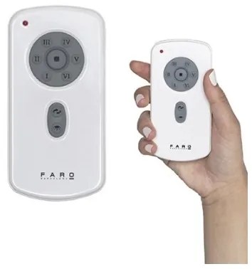 FARO 33465A - Stropný ventilátor ANDROS XL matný chróm pr. 213 cm + diaľkové ovládanie