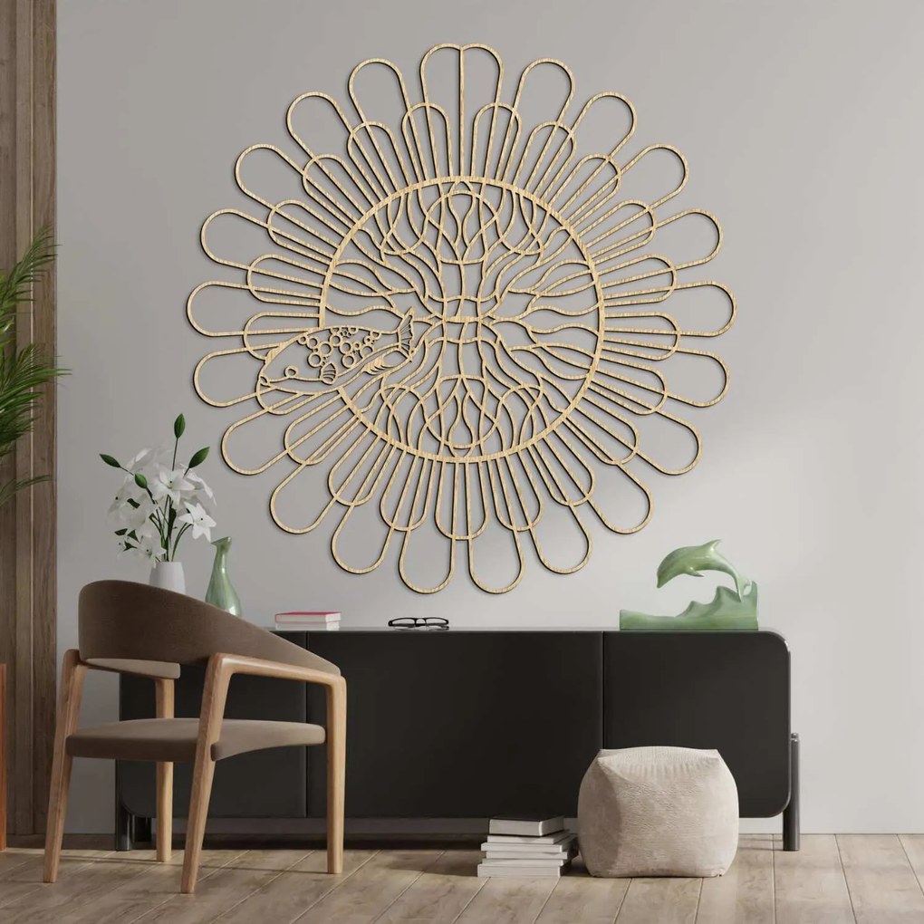 SENTOP | Unikátna 3D Mandala Ryba Premeňte svoju stenu na umenie I SENTOP PR0348