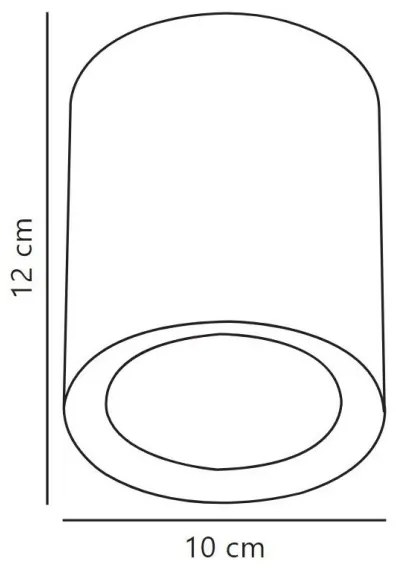 Nordlux - LED bodové svietidlo FALLON LONG LED/5,5W/230V čierna