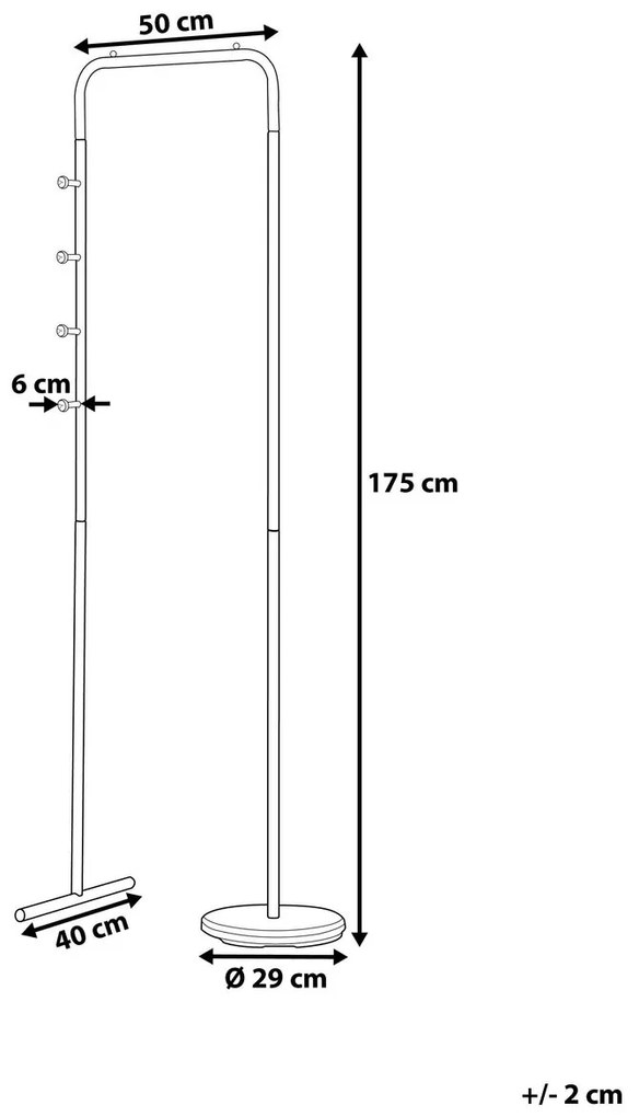 Vešiak Banson (čierna). Akcia -22%. Vlastná spoľahlivá doprava až k Vám domov. 1009354