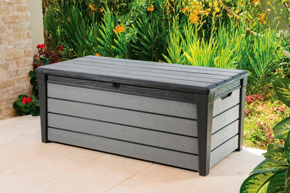 Keter BRUSHWOOD box - 455L - grafit + sivý