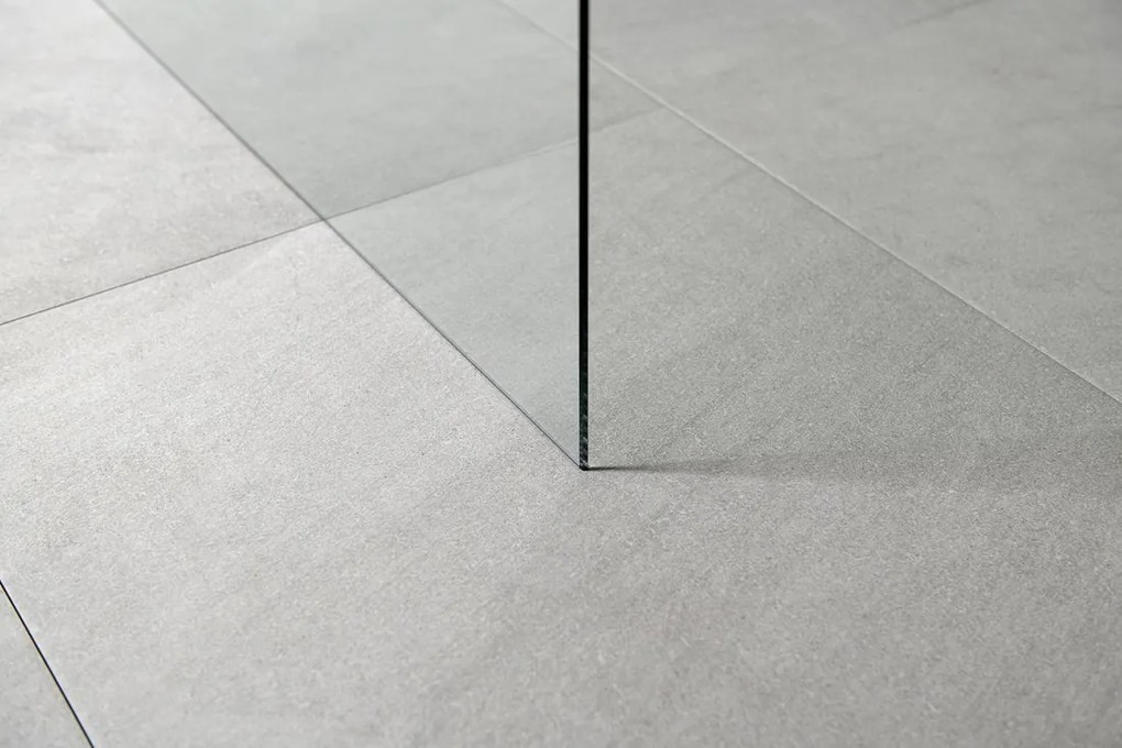Aqualine Aqualine, WALK-IN stena na inštaláciu na múr so vzperou, jednodielna, 1100 mm, sklo číre, WI111